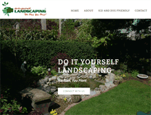 Tablet Screenshot of doityourselflandscaping.com